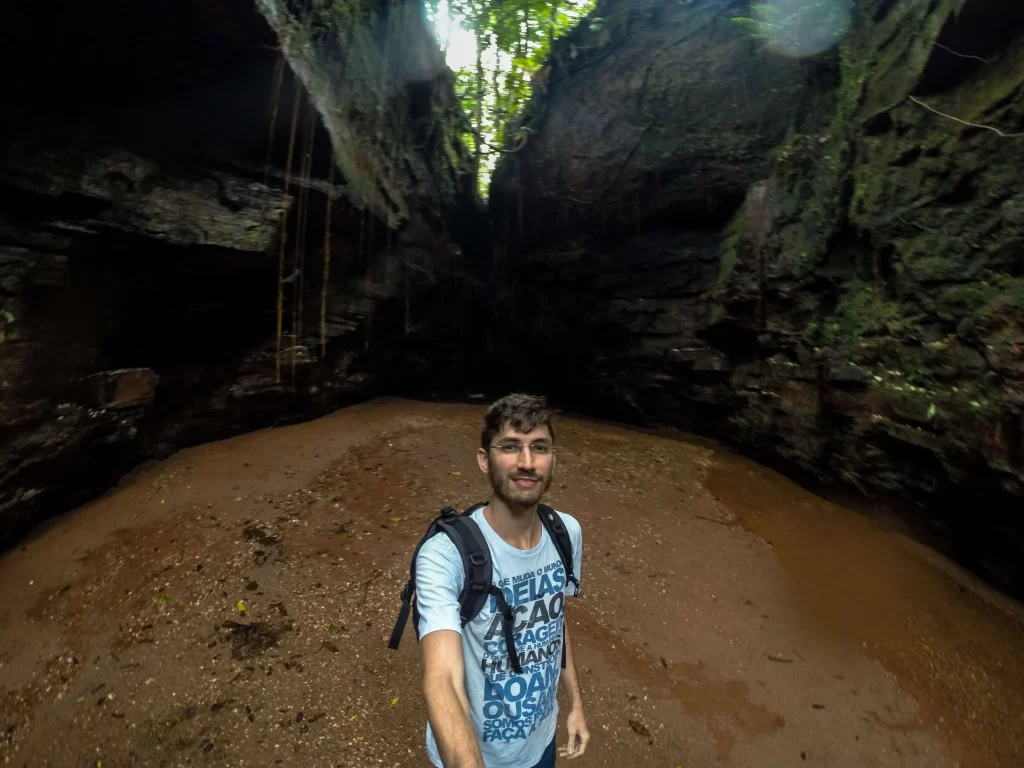 Pequena cachoeira no Canyon Sussuapara - Jalapão - TO - Vamos Trilhar