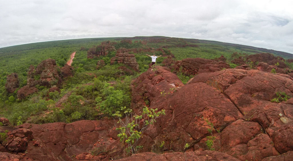 Vista do Morro Vermelho (Gorgulho) - Jalapão - TO - Vamos Trilhar