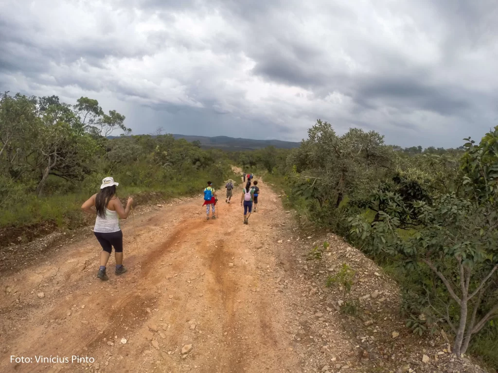 A trilha para a Catarata dos Couros - Chapada dos Veadeiros - GO