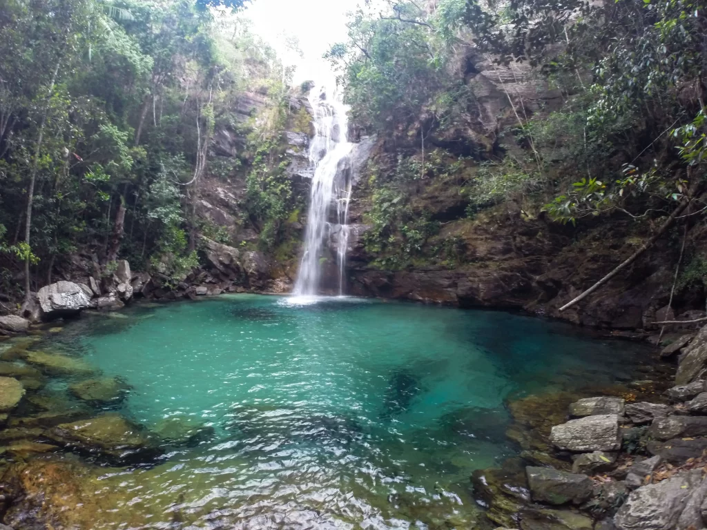 A Cachoeira Santa Barbara - Chapada dos Veadeiros - GO - Vamos Trilhar