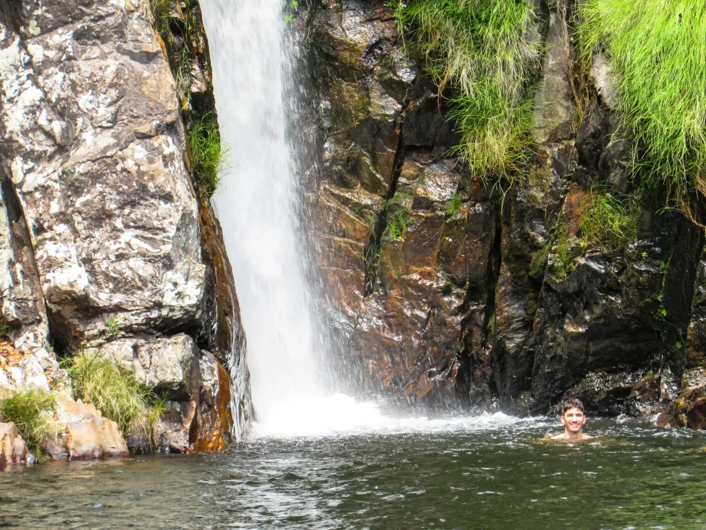 Outra queda da Cachoeira da Capivara - Chapada dos Veadeiros - GO - Vamos Trilhar