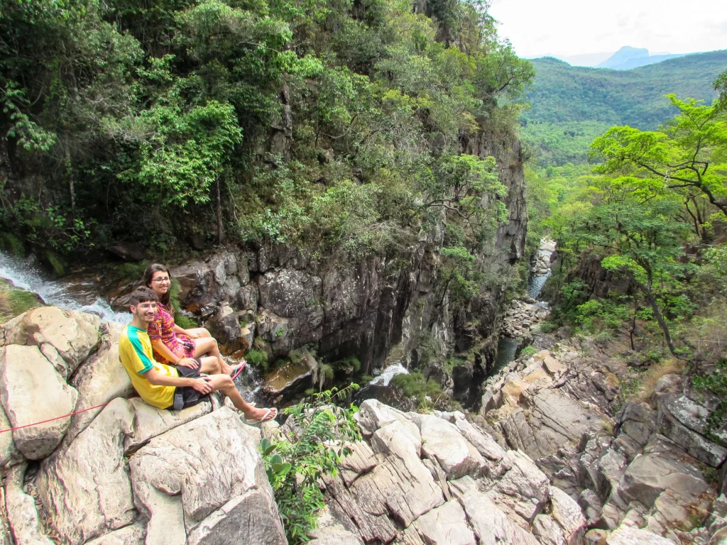 Vista do Vale da Cachoeira da Capivara - Chapada dos Veadeiros - GO - Vamos Trilhar