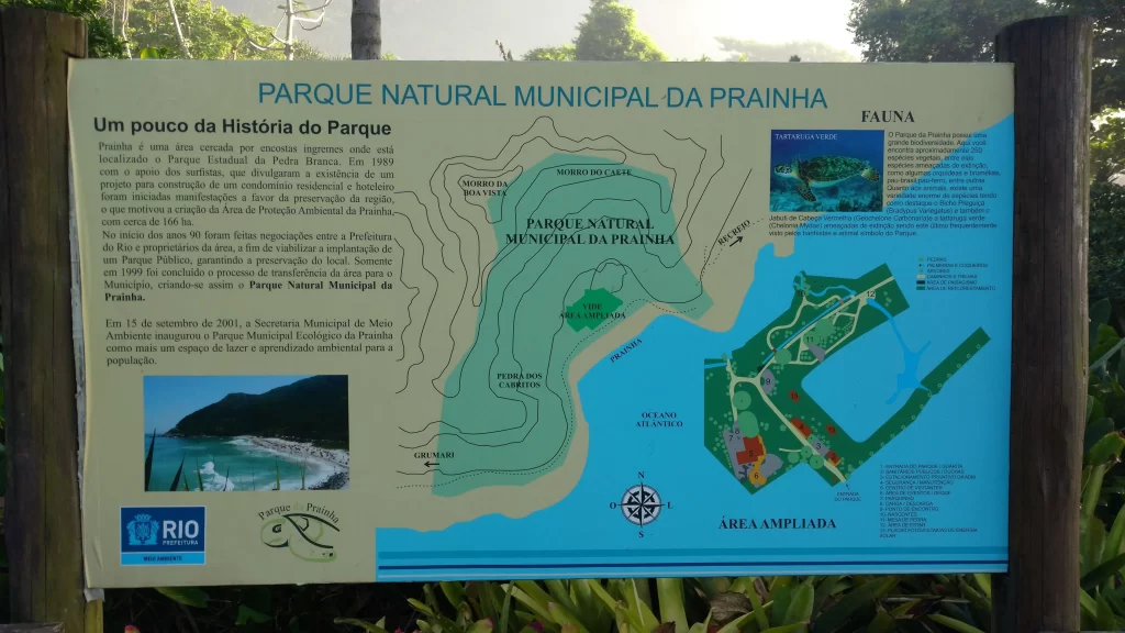 A estrutura do Parque Natural Municipal da Prainha - RJ - Vamos Trilhar