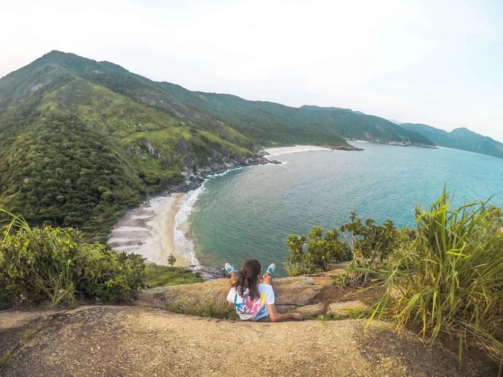 Vista da Pedra da Tartaruga - trilha da Pedra da Tartaruga e Praia do Perigoso - Guaratiba - RJ - Vamos Trilhar