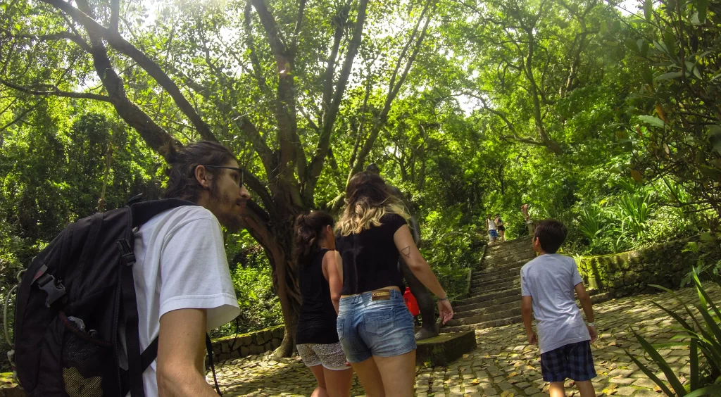 Início da trilha do Mirante do Sacopã e Mirante do Urubu - Parque da Catacumba - RJ - Vamos Trilhar