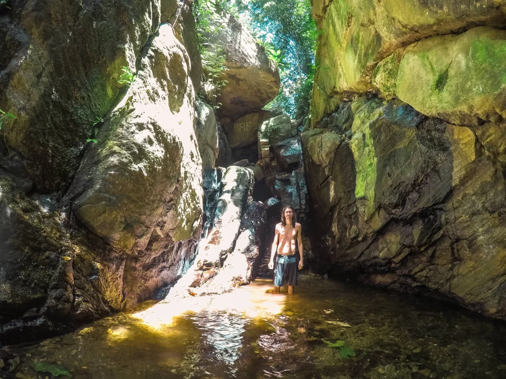 Outra queda da Cachoeira do Jequitibá - Horto - RJ - Vamos Trilhar