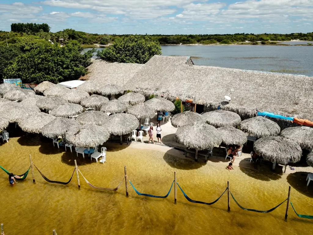 Estrutura da Lagoa Azul - Jericoacoara - CE - Vamos Trilhar