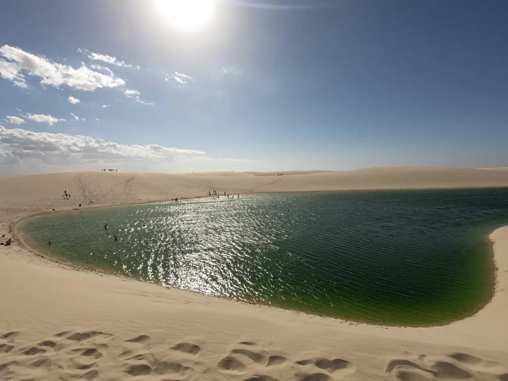 Lagoa dos Toyoteiros - Circuito Lagoa Azul - Lençóis Maranhenses - Vamos Trilhar