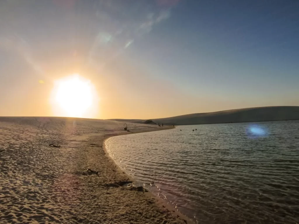 Lagoa no Circuito Lagoa Azul - Lençóis Maranhenses - Vamos Trilhar