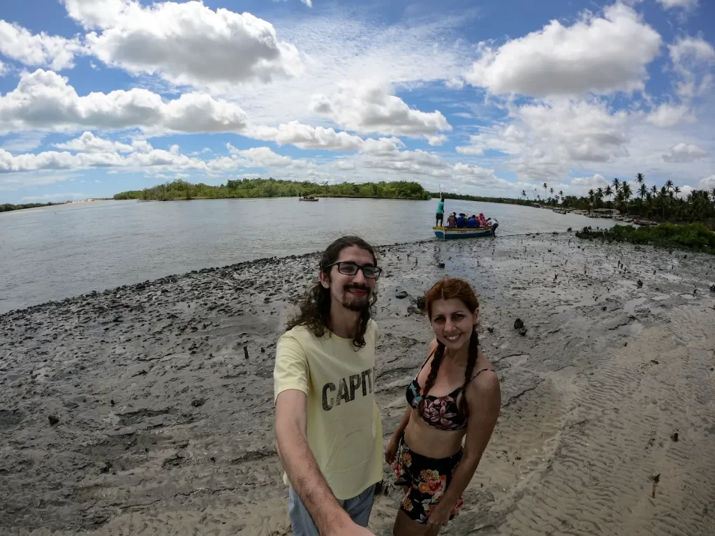 Praia de onde sai o passeio do Estuário dos Cavalos Marinhos - Jericoacoara - CE - Vamos Trilhar