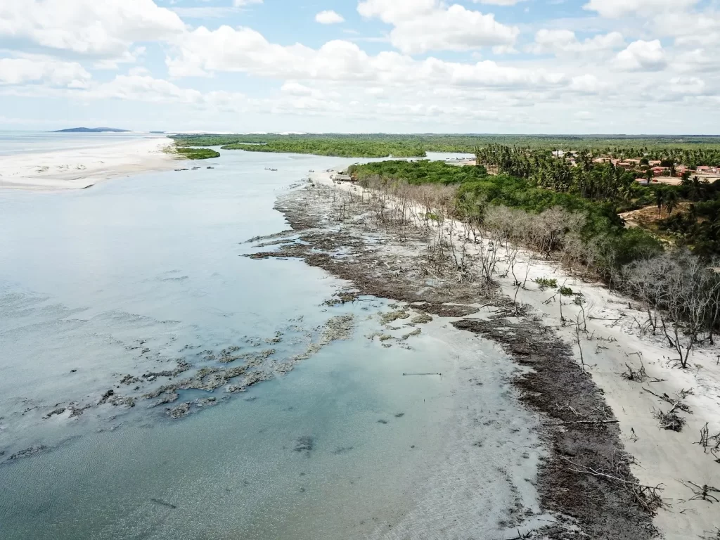 Vista aérea do Mangue Seco em Jericoacoara - CE - Vamos Trilhar