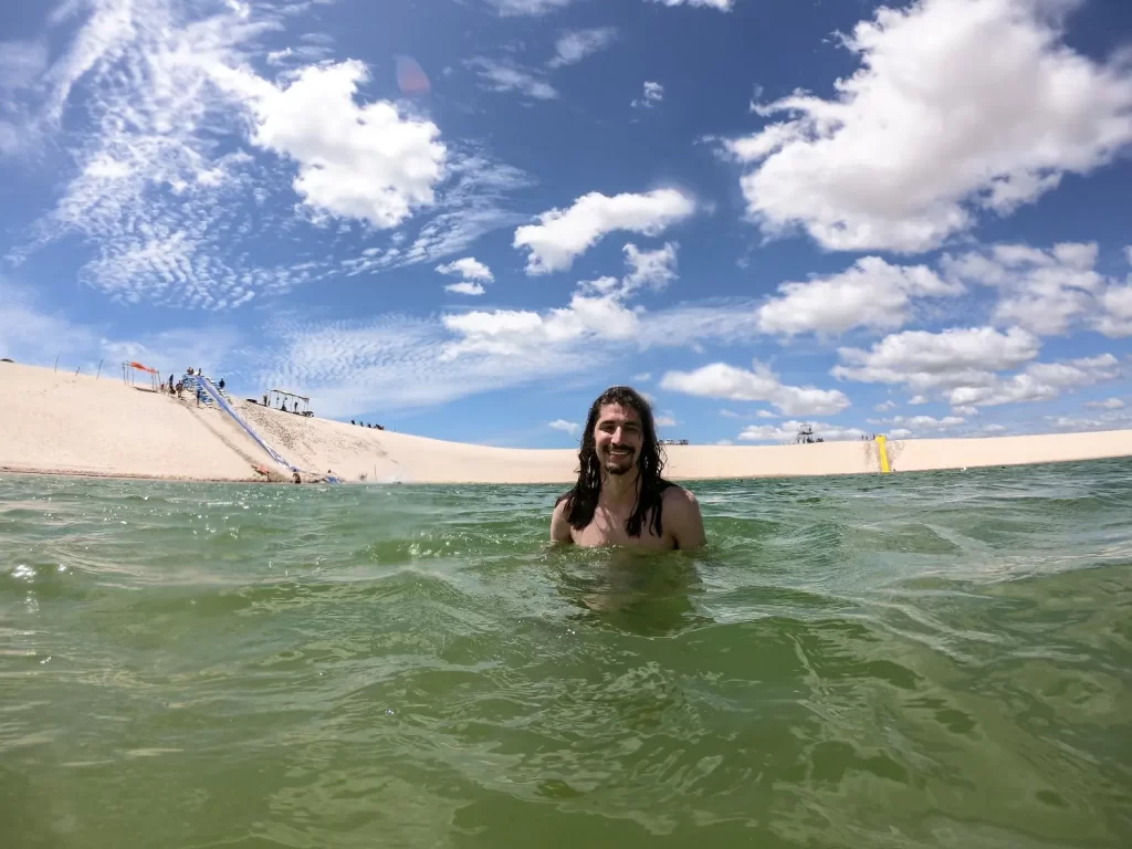 Chegando nas Dunas e Lagoa da Tatajuba em Jericoacoara - CE - Vamos Trilhar