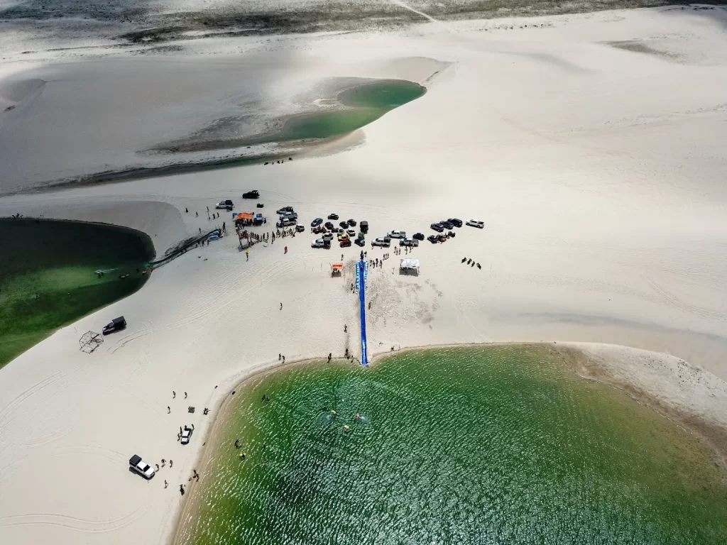 Esquibunda nas Dunas e Lagoa da Tatajuba em Jericoacoara - CE - Vamos Trilhar