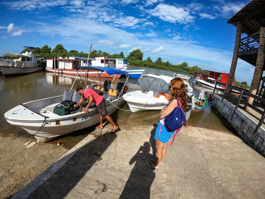 Início do passeio de lancha pelo Delta do Parnaíba - PI - Vamos Trilhar