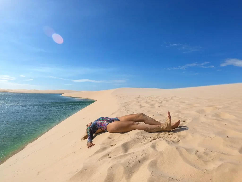 Lagoa do Bode Velho - Atins nos Lençóis Maranhenses - MA - Vamos Trilhar