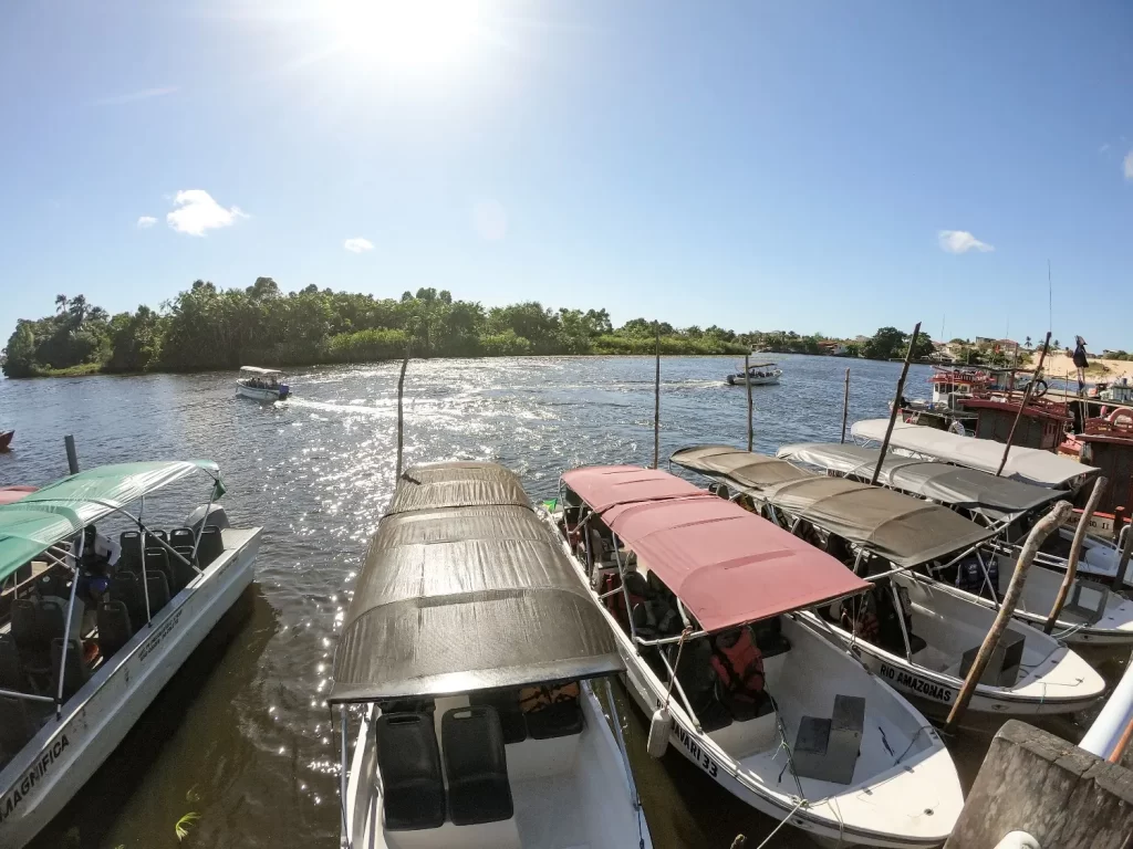 Porto de Barreirinhas - Passeio de Lancha pelo Rio Preguiças - MA - Vamos Trilhar