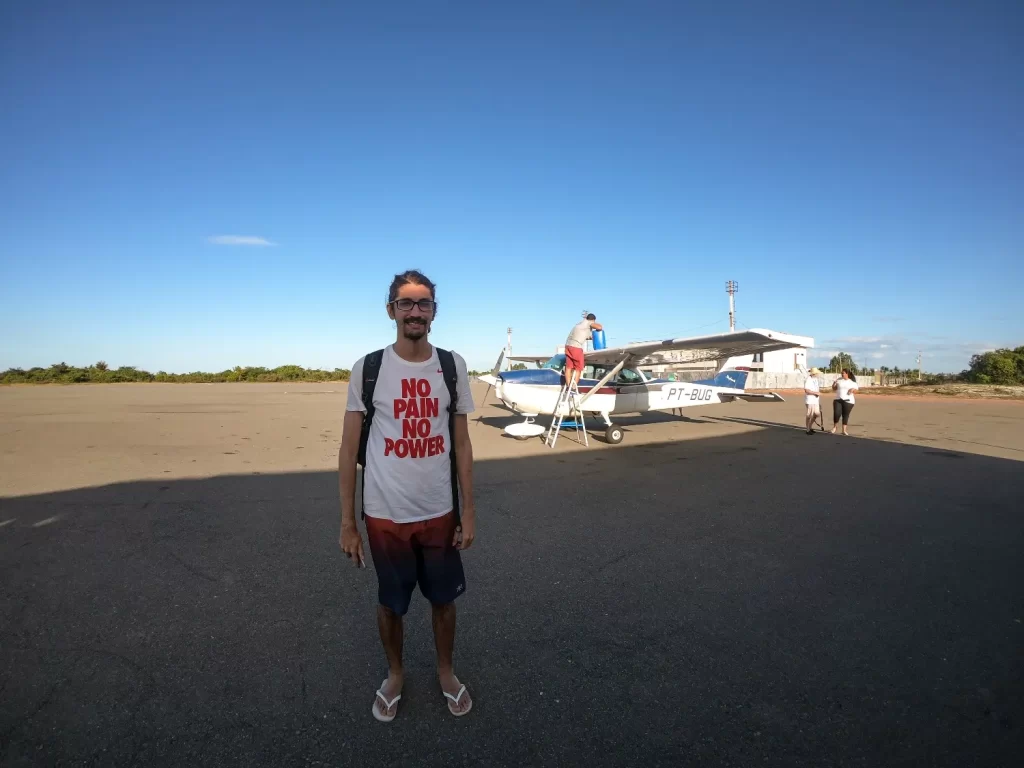 Início do passeio de sobrevôo pelos Lençóis Maranhenses - MA - Vamos Trilhar