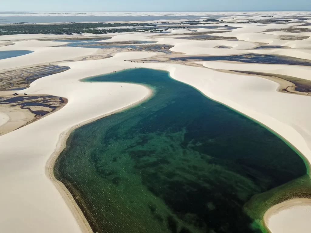 Lagoa das Andorinhas - passeio das Lagoas da Gaivota e Andorinhas - Santo Amaro - MA