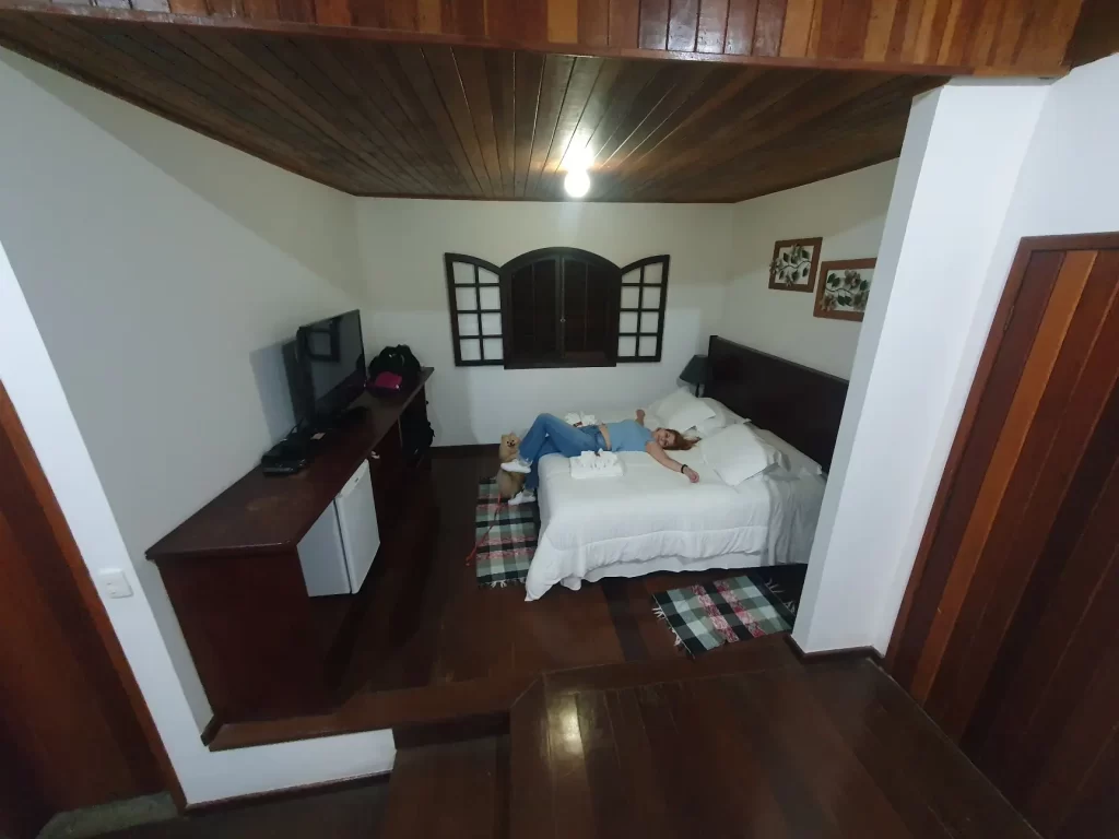 Cama da Pousada Bela Mauá - Visconde de Mauá - RJ - Vamos Trilhar