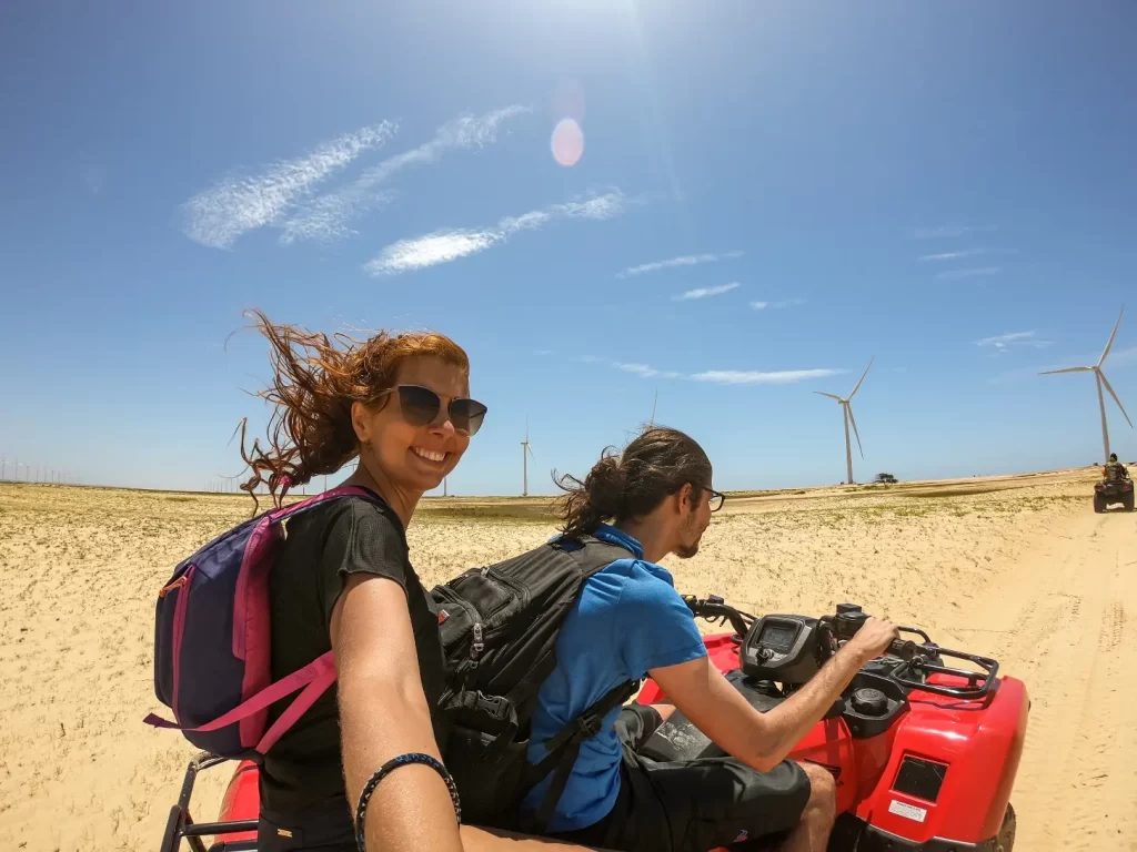 Conheça tudo sobre o passeio de Quadriciclo dos Pequenos Lençóis até a Praia de Caburé - Lençóis Maranhenses - Vamos Trilhar