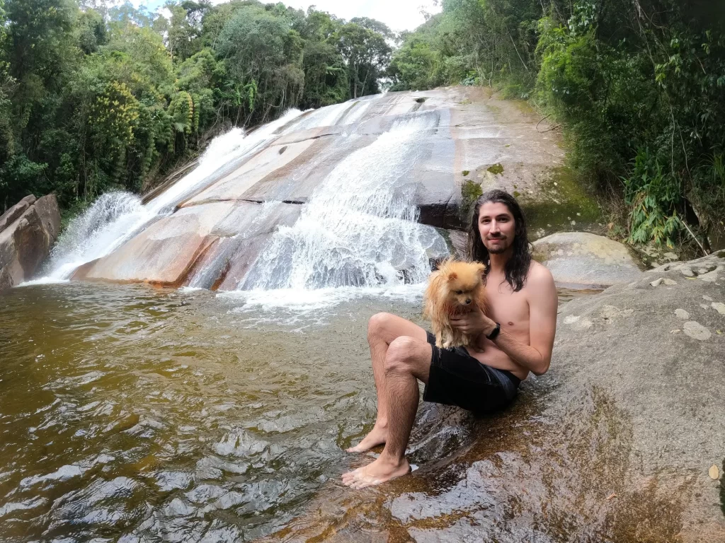 Banho na Cachoeira de Santa Clara - Visconde de Mauá - RJ - Vamos Trilhar