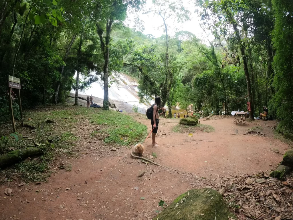 Chegando na Cachoeira de Santa Clara - Visconde de Mauá - RJ - Vamos Trilhar