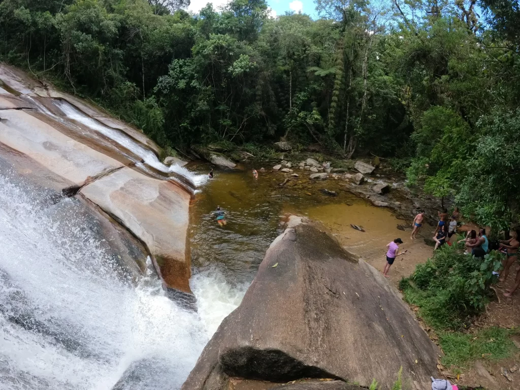 Outra vista da Cachoeira de Santa Clara - Visconde de Mauá - RJ - Vamos Trilhar
