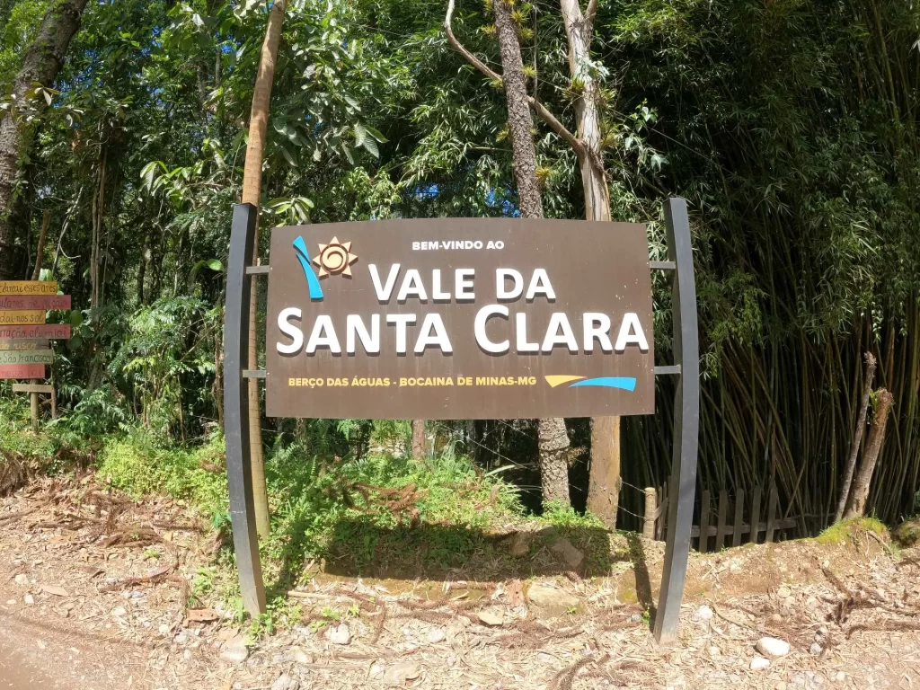 Placa do Vale de Santa Clara - Cachoeira de Santa Clara - Visconde de Mauá - RJ - Vamos Trilhar
