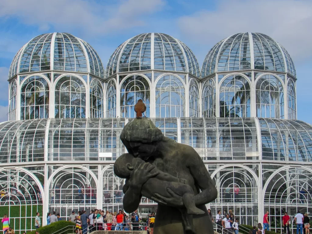 A estufa do Jardim Botânico de Curitiba - PR - Vamos Trilhar