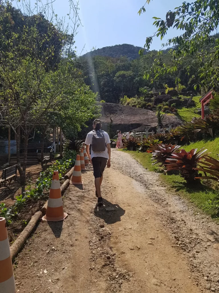 Chegando no santuário Vale do Amor em Petrópolis - RJ - Vamos Trilhar