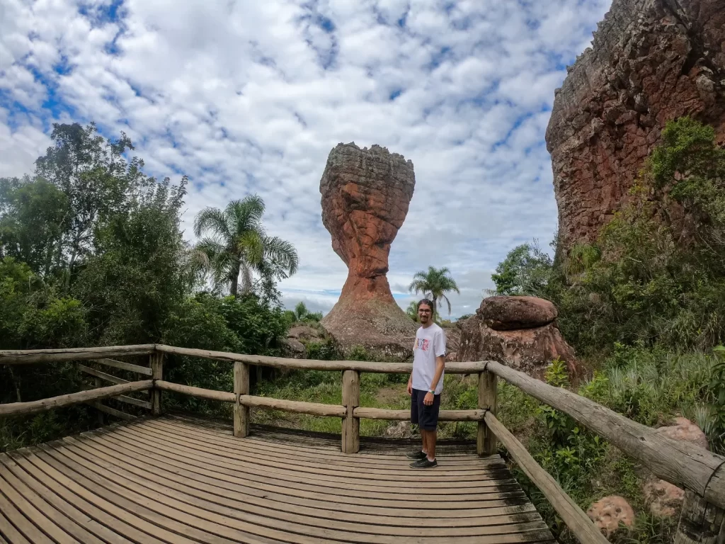 Mirante da Taça da Copa do Mundo - Arenitos - Parque Estadual de Vila Velha - PR - Vamos Trilhar