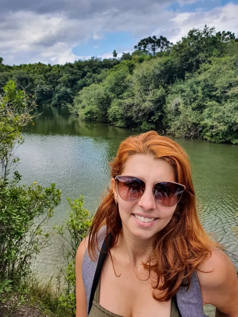 Vista da Lagoa Dourada - Parque Estadual de Vila Velha - PR - Vamos Trilhar