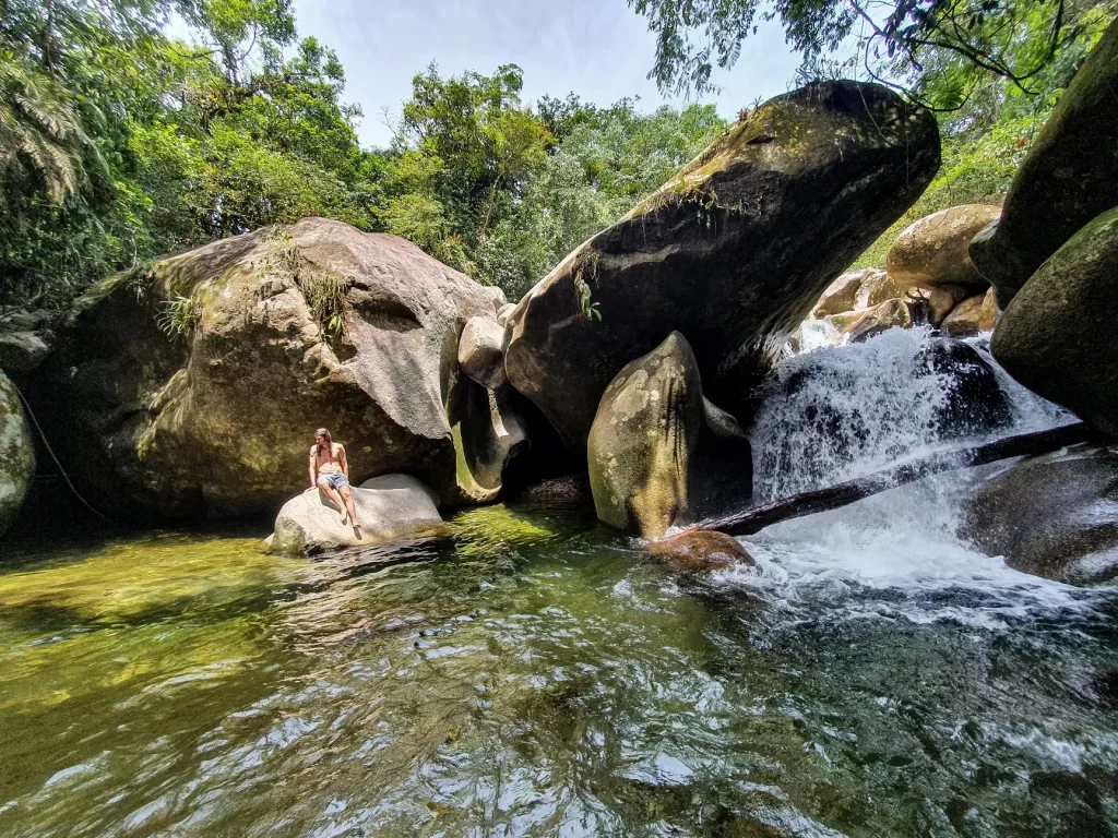 Poço do Sossego acima do Poço da Capela - Parnaso - Guapimirim - Vamos Trilhar