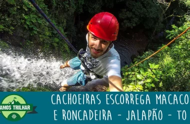 Vídeo das Cachoeiras Escorrega Macaco e Roncadeira – Jalapão – TO