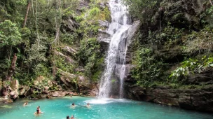 Conheça tudo sobre a Cachoeira Santa Bárbara - Chapada dos Veadeiros - GO - Vamos Trilhar