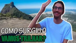 Vinícius Pinto, criador do Vamos Trilhar, em trilha