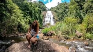 Chegando na Cachoeira do Pacau - Santa Rita de Jacutinga - MG - Vamos Trilhar-min