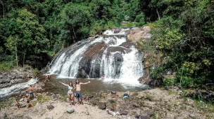 Conhecendo a Cachoeira do Por Acaso - Recanto das Cachoeiras - Santa Rita de Jacutinga - MG - Vamos Trilhar