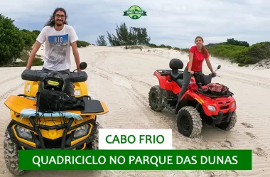 Passeio de Quadriciclo pelo Parque das Dunas: o que fazer em Cabo Frio – RJ