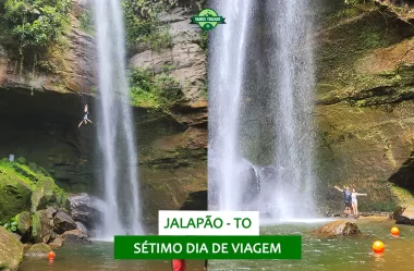 Sétimo dia pelo Jalapão (TO): Cachoeira da Roncadeira + volta