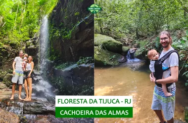 Trilha da Cachoeira das Almas com bebê – Floresta da Tijuca – RJ
