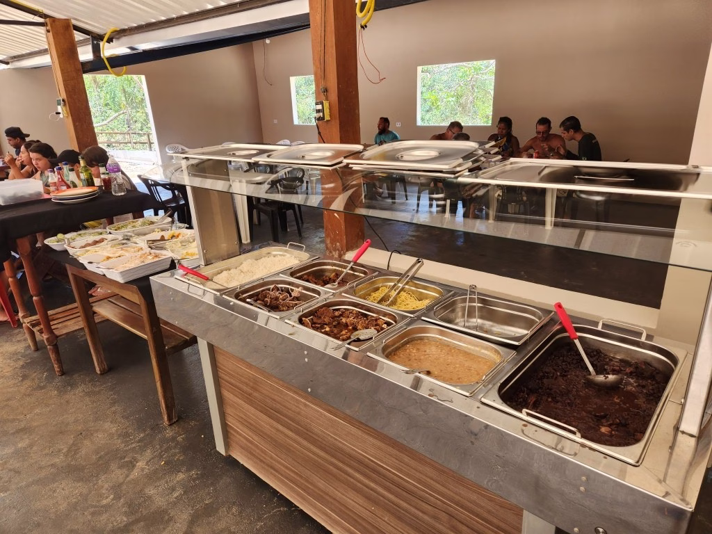 Restaurante da Cachoeira do Formiga - Jalapão - TO - Vamos Trilhar