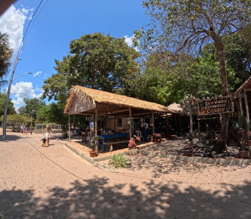 Chegada na Comunidade Coroca - Passeio das Tartarugas Amazônicas - Alter do Chão - PA - Vamos Trilhar