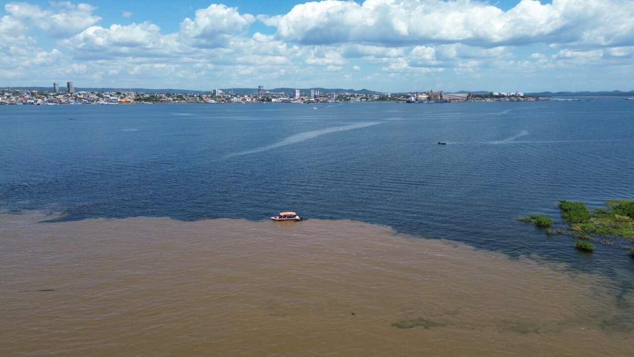 Encontro dos rios Amazonas e Tapajós - Canal do Jari - Alter do Chão - PA - Vamos Trilhar