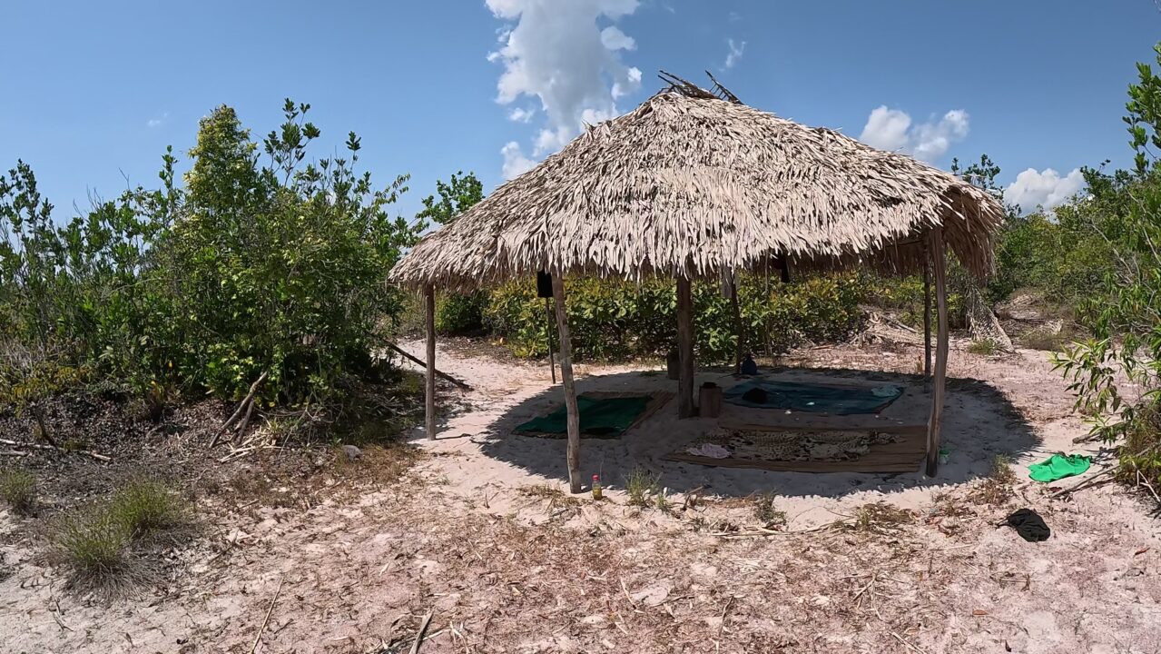 Local da massagem no Turismo de Cura - Rio Arapiuns - Alter do Chão - PA - Vamos Trilhar