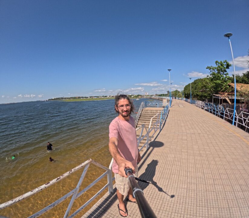 Orla da Praia do Maracanã - City Tour em Santarém - Alter do Chão - PA - Vamos Trilhar