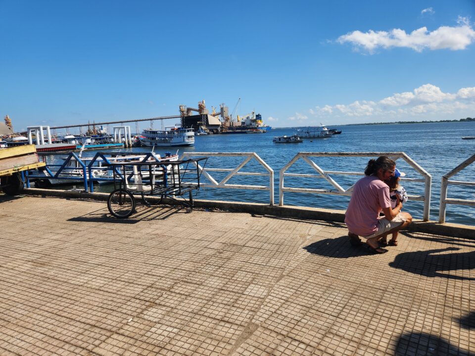 Orla reformada - City Tour em Santarém - Alter do Chão - PA - Vamos Trilhar