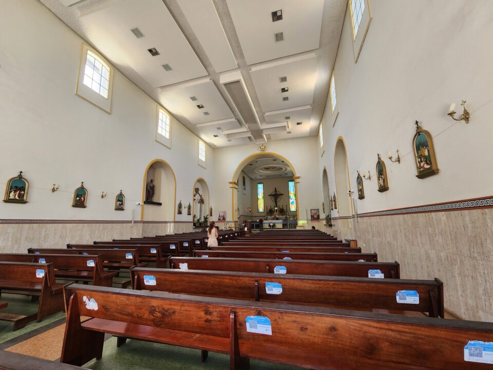 Por dentro da Igreja Nossa Senhora da Conceição - City Tour em Santarém - Alter do Chão - PA - Vamos Trilhar