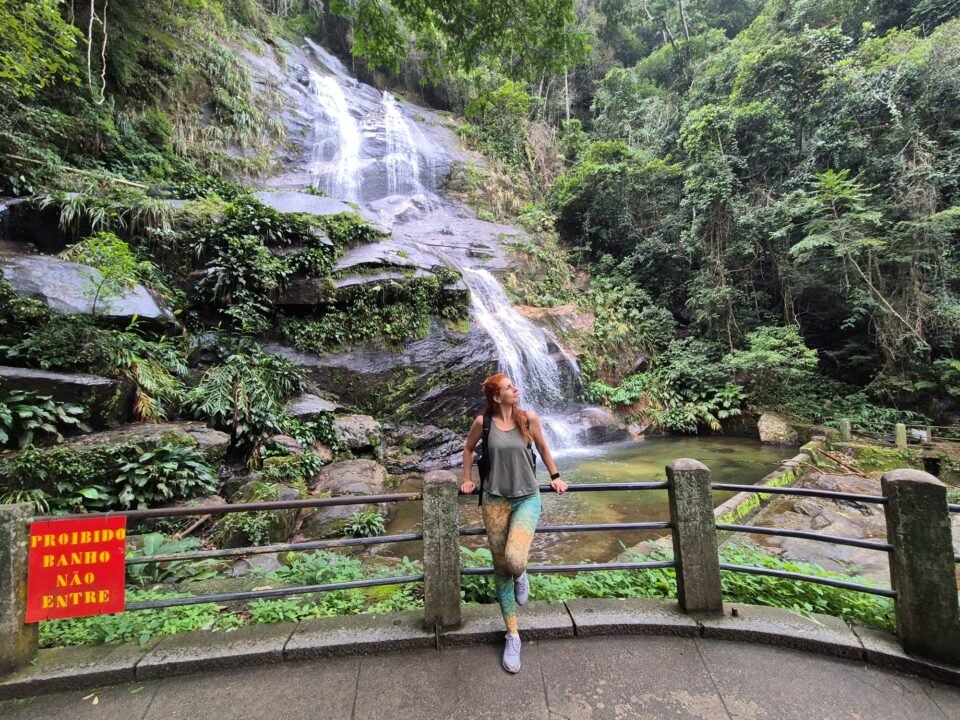 Cascatinha Taunay de perto - Mirante da Cascatinha - Floresta da Tijuca - RJ - Vamos Trilhar