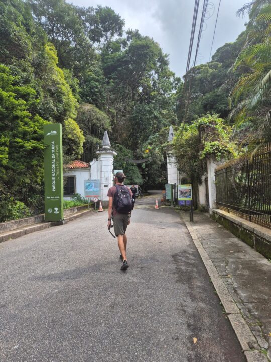 Começando a trilha do Mirante da Cascatinha - Floresta da Tijuca - RJ - Vamos Trilhar